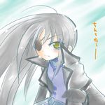  artist_request cinque_(nanoha) eyepatch lowres lyrical_nanoha mahou_shoujo_lyrical_nanoha_strikers numbers'_uniform numbers_(nanoha) solo 