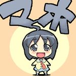  bangs chibi hijiri_rei katagiri_himeko lowres oekaki pani_poni_dash! solo 