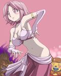  awa blue_dragon breasts cleavage large_breasts lowres marumaro oekaki pink_eyes pink_hair solo 