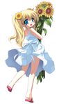  blonde_hair blue_eyes copyright_request dress emily_(pure_dream) solo twintails 