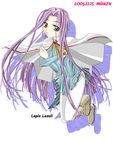  kidou_senkan_nadesico kidou_senkan_nadesico_-_prince_of_darkness lapis_lazuli long_hair misuzu_(bellin) pantyhose purple_hair solo yellow_eyes 