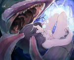  enpou inaba_tewi nude shark solo touhou underwater 