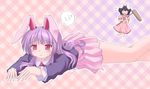  animal_ears bangs bunny_ears inaba_tewi lzh multiple_girls reisen_udongein_inaba touhou 