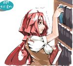  book enpou head_wings koakuma long_hair solo touhou 