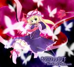  blonde_hair bug butterfly elbow_gloves emurin gloves insect socks solo touhou yakumo_yukari 
