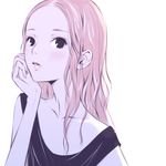  chin_rest long_hair lowres nishimura_eri original red_hair skinny solo 