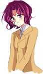  artist_request blush child code_geass cornelia_li_britannia purple_eyes purple_hair school_uniform short_hair solo younger 