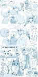  2boys ayanami_rei blue gen_1_pokemon ikari_shinji jigglypuff lrk monochrome multiple_boys nagisa_kaworu neon_genesis_evangelion pokemon pokemon_(creature) squirtle translation_request 