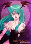  aqua_eyes capcom darkstalkers long_hair morrigan_aensland vampire_(game) 