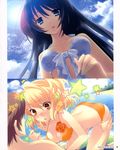  bikini cleavage flyable_heart ito_noizi shirasagi_mayuri sumeragi_amane swimsuits 