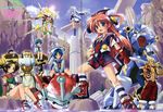  akatsuki_no_amaneka_to_aoi_kyojin amaneka_machbuster cal_ruslan deep-blue_series eana_komet futsuu gap komatsu_e-ji mail_seagull mecha mecha_musume megane ogi_cutlass rie_mainstay toara_lavoakin 