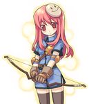  archer_(ragnarok_online) bow_(weapon) breastplate ragnarok_online solo tanaka_(cow) thighhighs weapon 