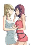  artist_request eye_contact kairi_(kingdom_hearts) kingdom_hearts kingdom_hearts_ii looking_at_another multiple_girls namine source_request yuri 