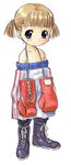  bad_id bad_pixiv_id boots boxing_gloves fugetsu_taku original shorts solo 