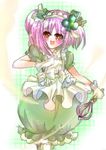  amulet_clover apron artist_request blush club_(shape) happy hinamori_amu magical_girl pink_hair shugo_chara! solo twintails 