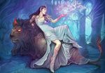  artist_request dress fantasy jpeg_artifacts lion original solo witch 