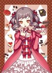  cake chocolate copyright_request cream dessert drill_hair earrings eating food frills fruit gothic_lolita hair_ornament ice_cream ice_cream_cone jewelry juke lolita_fashion macaron nail_polish open_mouth pastry pink_nails solo strawberry strawberry_shortcake twin_drills twintails wafer_stick waffle_cone 
