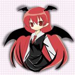  bad_id bad_pixiv_id bat_wings head_wings koakuma long_hair lowres pointy_ears solo touhou wings yuzuki_(yuduame) 