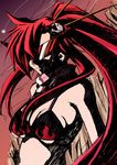  ayano_naoto bikini_top breasts hair_ornament large_breasts long_hair red_hair skull_hair_ornament solo tengen_toppa_gurren_lagann upper_body very_long_hair yoko_littner 