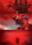  father_and_son joe_(ttgl) kamina male_focus multiple_boys red soyoking tengen_toppa_gurren_lagann 