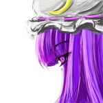  bad_id bad_pixiv_id bangs ebicha patchouli_knowledge purple_eyes purple_hair solo touhou 