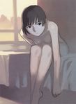  barefoot copyright_request flat_chest highres nude solo takamichi 