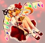  bad_id bad_pixiv_id blonde_hair flandre_scarlet fuyu_(pixiv44308) laevatein red_eyes solo touhou wings 