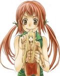  copyright_request figure loincloth lowres red_hair solo twintails yuuryuu_nagare 