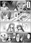  6+girls comic greyscale lucky_star monochrome multiple_girls translation_request utsurogi_angu 