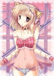  animal_ears ayato_mimi camisole cat_ears copyright_request panties solo underwear underwear_only 