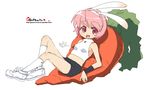  animal_ears bunny_ears carrot oekaki onija_tarou original pink_eyes pink_hair short_hair solo 