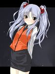  aka_ume hoshino_ruri kidou_senkan_nadesico miniskirt pencil_skirt skirt solo twintails uniform 