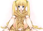  bad_id bad_pixiv_id barefoot blonde_hair blue_eyes doll_joints long_hair oversized_clothes rozen_maiden scharfschutze shinku solo twintails 
