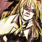  bangs blonde_hair fate_testarossa hachi_(hachikai) lowres lyrical_nanoha mahou_shoujo_lyrical_nanoha_strikers sketch solo 