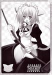  animal_ears kannon_ouji monochrome nekomimi neuromancer. tail 