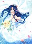  abhar cleavage deep_blue_sky_&amp;_pure_white_wings koga_sayoko misaki_kurehito wedding_dress 