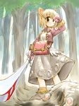  animal_ears blood forest merchant_(ragnarok_online) nature ragnarok_online solo suka sword weapon 