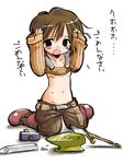  anvil blacksmith_(ragnarok_online) breasts ragnarok_online small_breasts solo suka underboob 