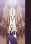  caren_hortensia church fate/hollow_ataraxia fate/stay_night fate_(series) highres instrument organ pipe_organ shingo_(missing_link) solo white_hair yellow_eyes 