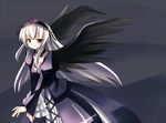  bangs black_wings rozen_maiden seo_tatsuya solo suigintou wings 