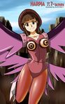  cosplay feathered_wings feathers harpy jilpoong17 mazinger_z mecha monster_girl pantyhose solo wings yumi_sayaka 