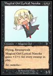  card card_(medium) lowres lyrical_nanoha magic:_the_gathering mahou_shoujo_lyrical_nanoha rumia solo touhou 