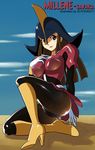  boots breasts brown_hair cosplay covered_nipples helmet high_heel_boots high_heels jilpoong17 large_breasts mazinger_z mecha millene shoes solo yumi_sayaka 
