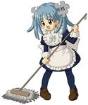  highres kasuga_(kasuga39) maid mop pantyhose solo wikipe-tan wikipedia 