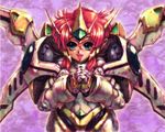  fang green_eyes hisahiko long_hair mecha red_hair solo super_robot super_robot_wars super_robot_wars_the_lord_of_elemental valsione valsione_r 