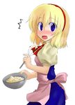  alice_margatroid apron blush cooking kazami_ruku solo touhou 