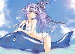  1girl ass bikini elemental_gelade female long_hair mizugi outdoors reverie_metherlence sky solo swimsuit 