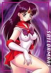  artist_request bishoujo_senshi_sailor_moon black_hair breasts character_name covered_nipples curvy earrings elbow_gloves gloves hino_rei jewelry long_hair magical_girl medium_breasts panties purple_background purple_eyes red_sailor_collar red_skirt sailor_collar sailor_mars sailor_senshi_uniform skirt solo tiara underwear white_gloves white_panties 