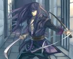  black_hair male_focus red_eyes solo sword tales_of_(series) tales_of_vesperia weapon yukiya yuri_lowell 