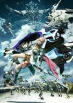  cg final_fantasy final_fantasy_xiii lightning serah_farron snow_villiers 